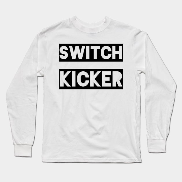 Switchkicker Block Stack Logo Long Sleeve T-Shirt by AfterPeopleRecords